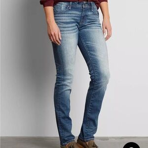 Buckle Black Straight Leg Jeans